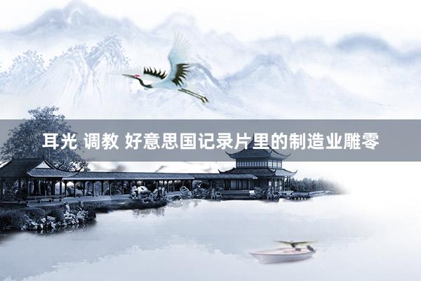 耳光 调教 好意思国记录片里的制造业雕零